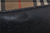 Authentic BURBERRY Nova Check Canvas Leather Shoulder Tote Bag Beige 9136D