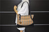 Authentic BURBERRY Nova Check Canvas Leather Shoulder Tote Bag Beige 9136D