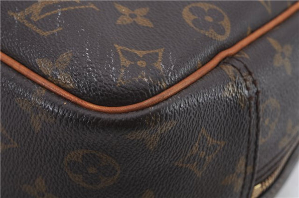 Authentic Louis Vuitton Monogram Deauville Hand Bag Purse M47270 LV 9137C
