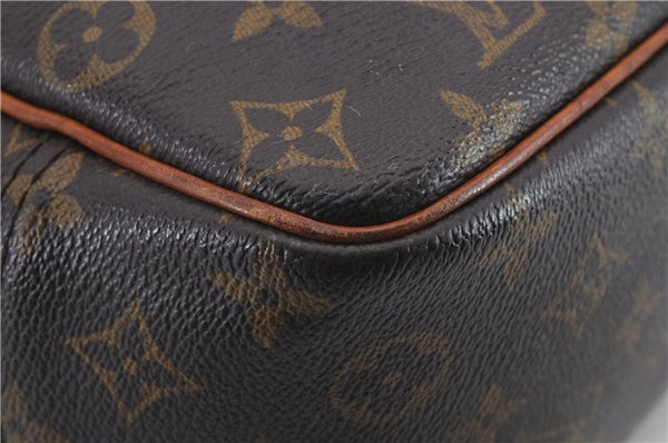 Authentic Louis Vuitton Monogram Deauville Hand Bag Purse M47270 LV 9137C