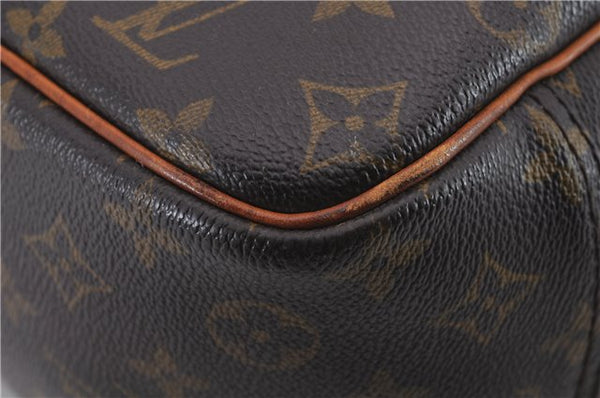 Authentic Louis Vuitton Monogram Deauville Hand Bag Purse M47270 LV 9137C