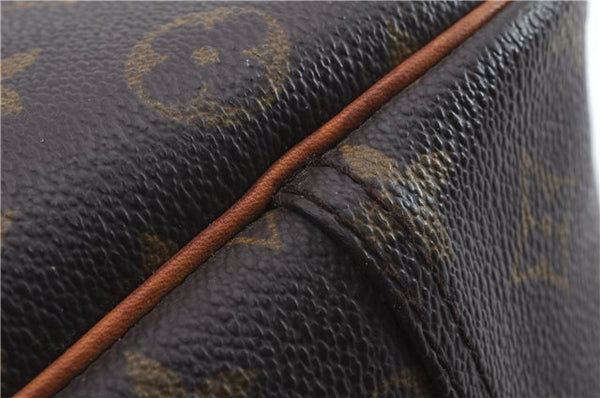 Authentic Louis Vuitton Monogram Deauville Hand Bag Purse M47270 LV 9137C