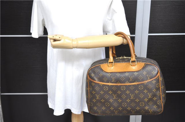 Authentic Louis Vuitton Monogram Deauville Hand Bag Purse M47270 LV 9137C