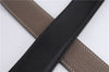 Authentic HERMES Constance Ladies Leather Belt Size 95cm 37.4" Black Gray 9138D