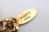 Authentic Louis Vuitton Stippley Bag Charm Strap Gold Brown M66971 LV 9139D