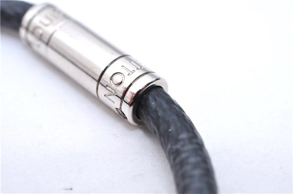 Authentic Louis Vuitton Damier Graphite Bracelet Keepit Black M6140E LV 9140D