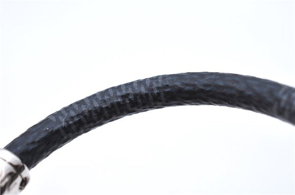 Authentic Louis Vuitton Damier Graphite Bracelet Keepit Black M6140E LV 9140D