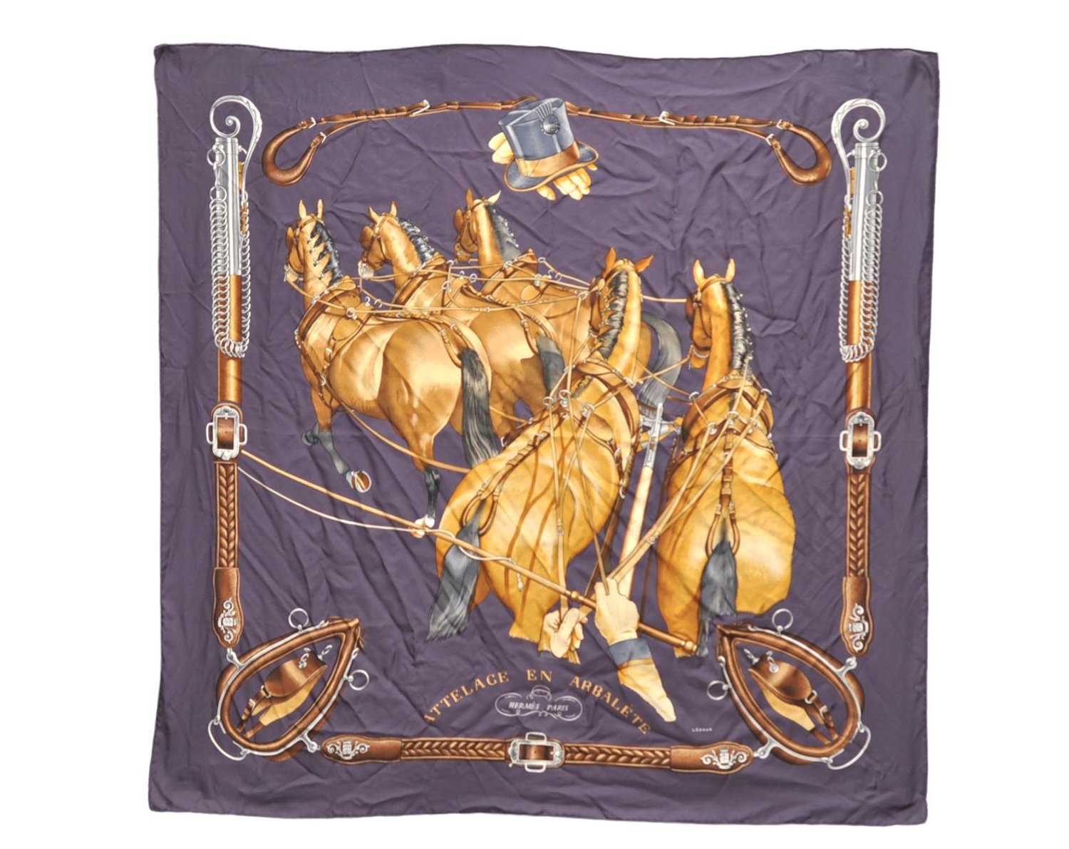 Authentic HERMES Carre 90 Scarf 