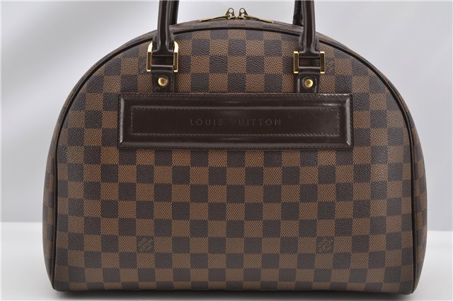 Authentic Louis Vuitton Damier Nolita Hand Boston Bag N41455 LV 9143F