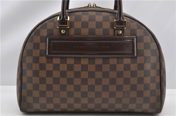 Authentic Louis Vuitton Damier Nolita Hand Boston Bag N41455 LV 9143F