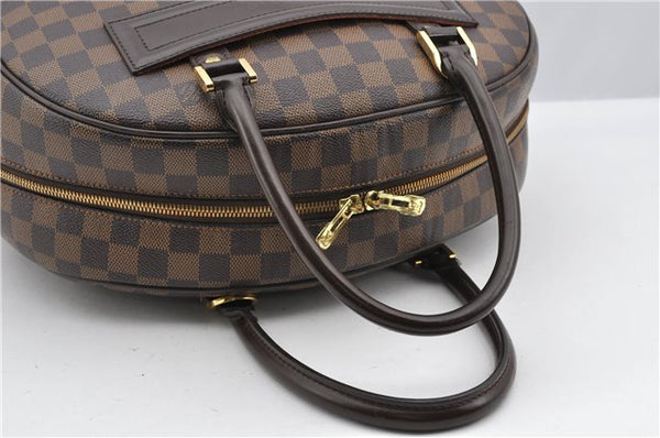 Authentic Louis Vuitton Damier Nolita Hand Boston Bag N41455 LV 9143F