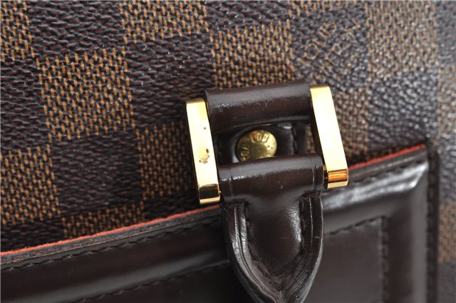 Authentic Louis Vuitton Damier Nolita Hand Boston Bag N41455 LV 9143F