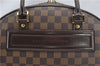 Authentic Louis Vuitton Damier Nolita Hand Boston Bag N41455 LV 9143F