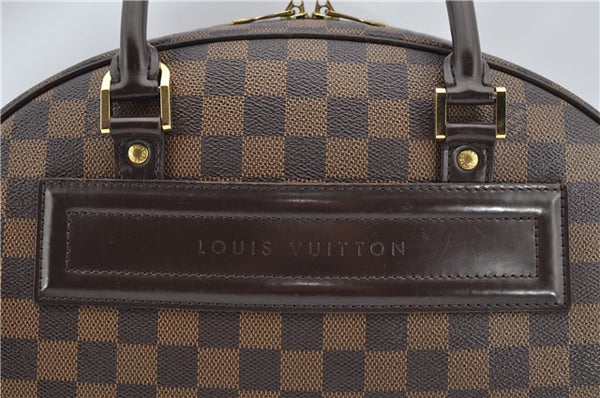 Authentic Louis Vuitton Damier Nolita Hand Boston Bag N41455 LV 9143F