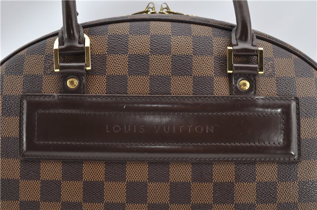 Authentic Louis Vuitton Damier Nolita Hand Boston Bag N41455 LV 9143F