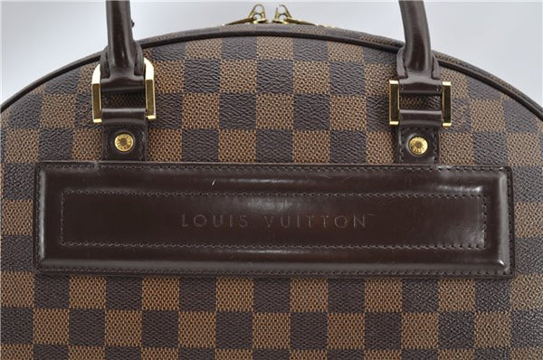 Authentic Louis Vuitton Damier Nolita Hand Boston Bag N41455 LV 9143F