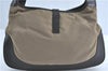 Authentic GUCCI Jackie Shoulder Hand Bag Nylon Leather 0013306 Brown 9146B