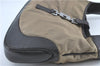 Authentic GUCCI Jackie Shoulder Hand Bag Nylon Leather 0013306 Brown 9146B