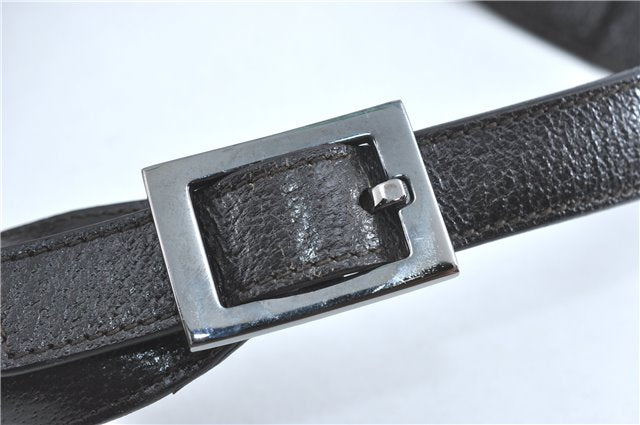 Authentic GUCCI Jackie Shoulder Hand Bag Nylon Leather 0013306 Brown 9146B