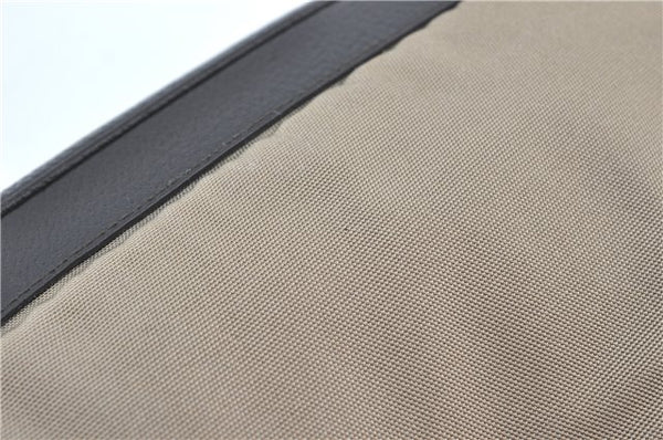 Authentic GUCCI Jackie Shoulder Hand Bag Nylon Leather 0013306 Brown 9146B