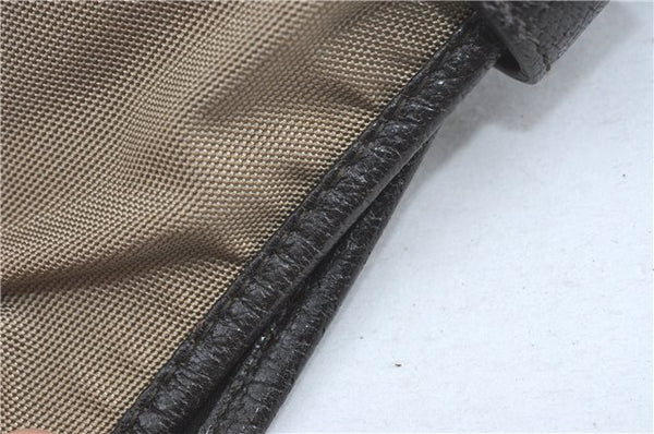 Authentic GUCCI Jackie Shoulder Hand Bag Nylon Leather 0013306 Brown 9146B