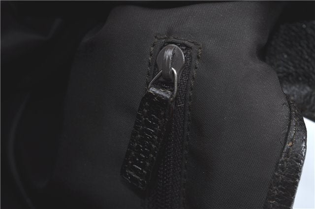 Authentic GUCCI Jackie Shoulder Hand Bag Nylon Leather 0013306 Brown 9146B