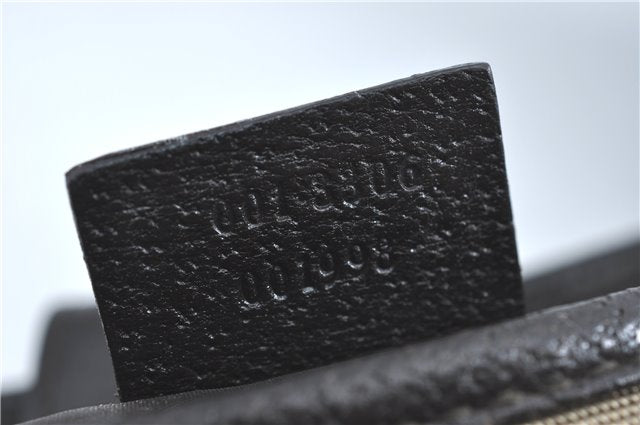 Authentic GUCCI Jackie Shoulder Hand Bag Nylon Leather 0013306 Brown 9146B