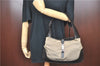 Authentic GUCCI Jackie Shoulder Hand Bag Nylon Leather 0013306 Brown 9146B