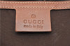 Authentic GUCCI Vintage Shoulder Tote Bag GG PVC Leather 190259 Ivory 9147F
