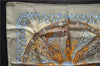 Authentic HERMES Petit Carre 40 Scarf Handkerchief "Des Epices" Silk Brown 9148D