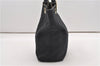 Authentic GUCCI Shoulder Hand Tote Bag GG Canvas Leather 0021099 Black 9148F