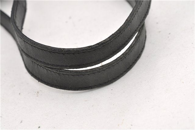 Authentic GUCCI Shoulder Hand Tote Bag GG Canvas Leather 0021099 Black 9148F