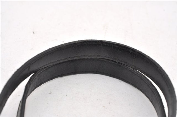 Authentic GUCCI Shoulder Hand Tote Bag GG Canvas Leather 0021099 Black 9148F