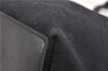 Authentic GUCCI Shoulder Hand Tote Bag GG Canvas Leather 0021099 Black 9148F