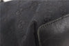 Authentic GUCCI Shoulder Hand Tote Bag GG Canvas Leather 0021099 Black 9148F