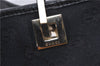 Authentic GUCCI Shoulder Hand Tote Bag GG Canvas Leather 0021099 Black 9148F