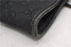 Authentic GUCCI Shoulder Hand Tote Bag GG Canvas Leather 0021099 Black 9148F