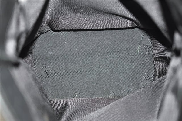 Authentic GUCCI Shoulder Hand Tote Bag GG Canvas Leather 0021099 Black 9148F