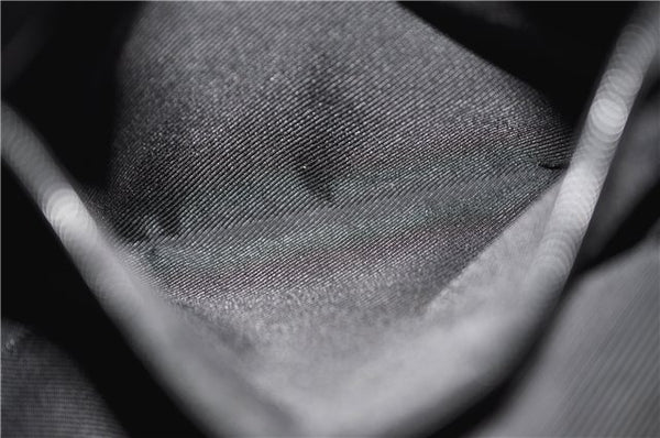 Authentic GUCCI Shoulder Hand Tote Bag GG Canvas Leather 0021099 Black 9148F