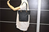 Authentic GUCCI Shoulder Hand Tote Bag GG Canvas Leather 0021099 Black 9148F