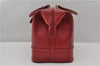 Authentic GUCCI Vintage Doctors Bag 2Way Shoulder Hand Bag Leather Red 9149F