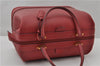 Authentic GUCCI Vintage Doctors Bag 2Way Shoulder Hand Bag Leather Red 9149F
