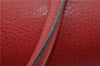 Authentic GUCCI Vintage Doctors Bag 2Way Shoulder Hand Bag Leather Red 9149F