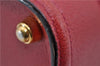 Authentic GUCCI Vintage Doctors Bag 2Way Shoulder Hand Bag Leather Red 9149F