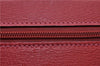 Authentic GUCCI Vintage Doctors Bag 2Way Shoulder Hand Bag Leather Red 9149F
