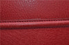 Authentic GUCCI Vintage Doctors Bag 2Way Shoulder Hand Bag Leather Red 9149F