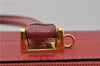 Authentic GUCCI Vintage Doctors Bag 2Way Shoulder Hand Bag Leather Red 9149F
