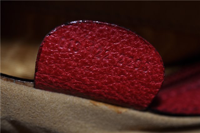 Authentic GUCCI Vintage Doctors Bag 2Way Shoulder Hand Bag Leather Red 9149F