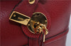 Authentic GUCCI Vintage Doctors Bag 2Way Shoulder Hand Bag Leather Red 9149F