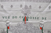 Authentic HERMES Carre 90 Scarf "VUE DU CAROSSE DE LA GALERE" Silk White 9150D